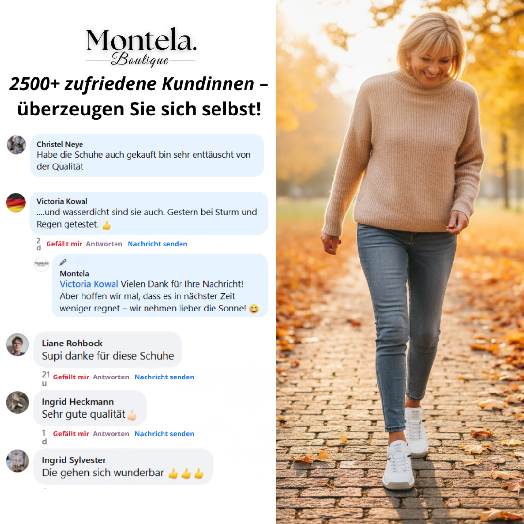 MILLY – Komfortable & Schmerzfreie Orthopädische Sneakers